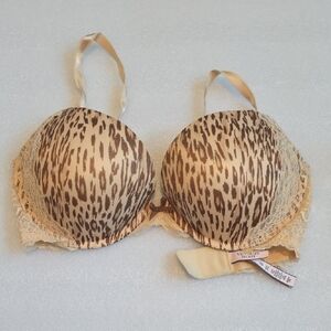 Victoria's Secret Animal Print Lace Bra